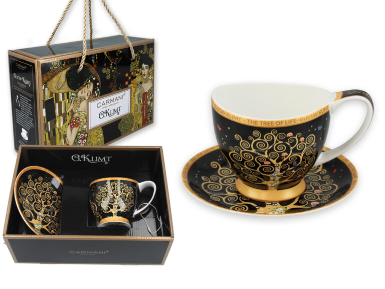 Filiżanka Big Vanessa CARMANI Drzewo życia Klimt