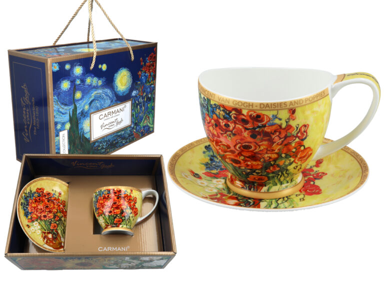 Filiżanka Big Vanessa, Czerwone maki i stokrotki