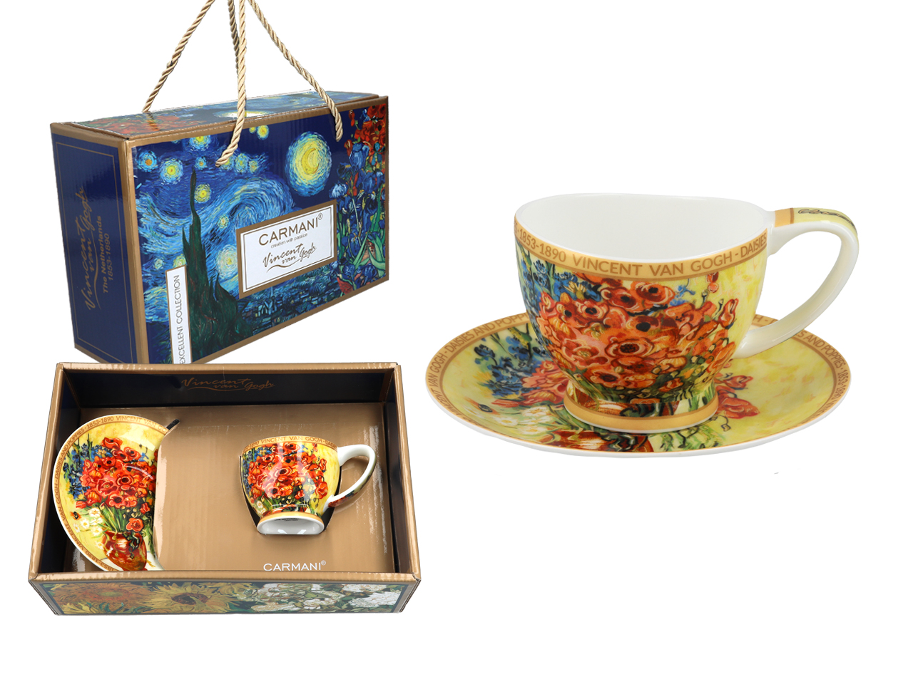 Filiżanka Vanessa, espresso z Van Gogha, CARMANI