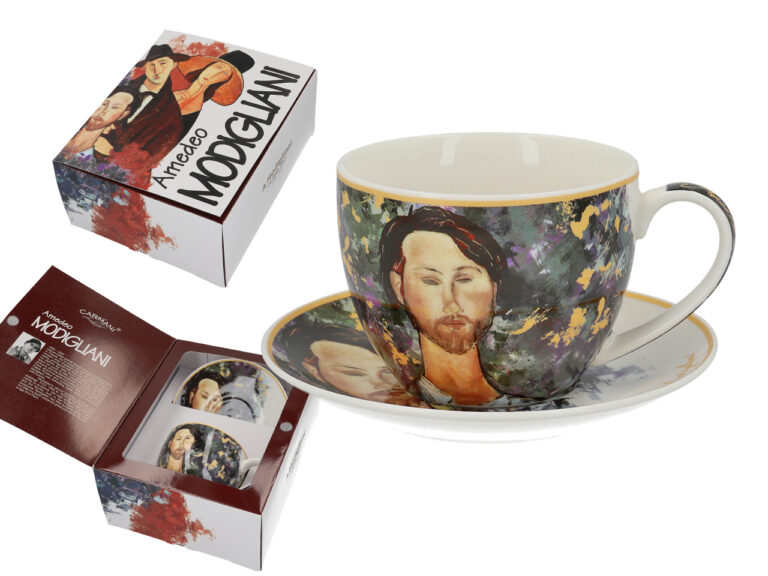 Filiżanka CARMANI ze spodkiem Modiglianiego