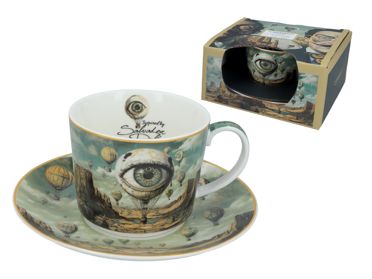 Filiżanka ze spodkiem CARMANI inspirowana Dalí