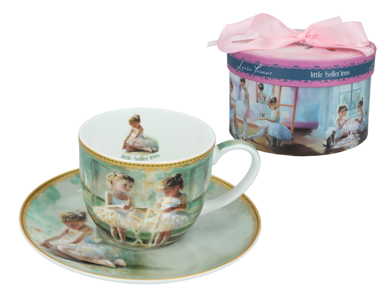 Filiżanka i spodek Małe baletnice CARMANI