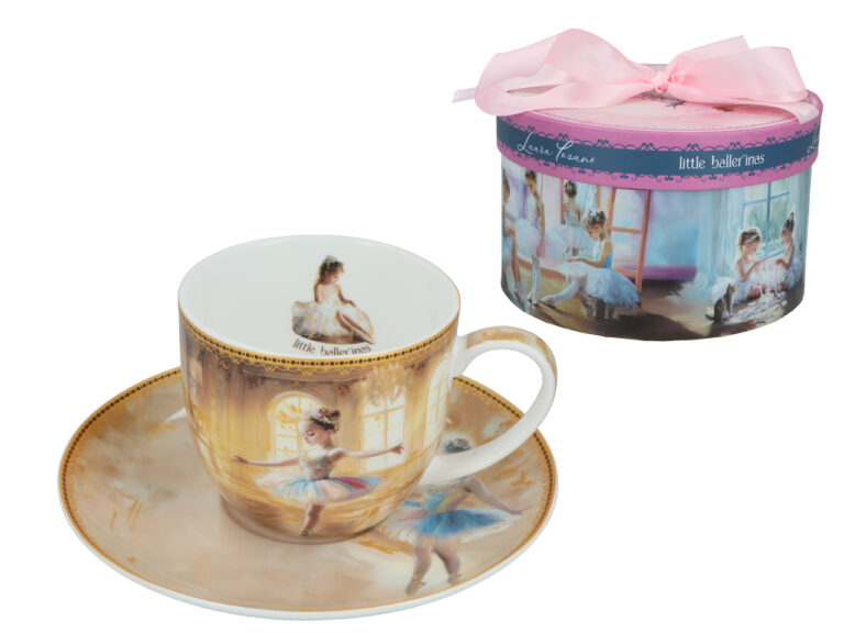 Filiżanka ze spodkiem L Lozano Małe baletnice