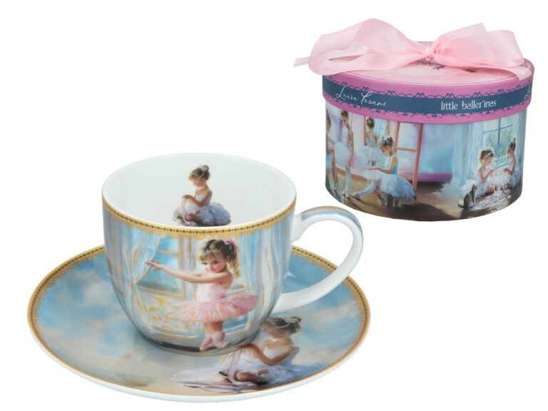 Filiżanka ze spodkiem L Lozano Małe baletnice