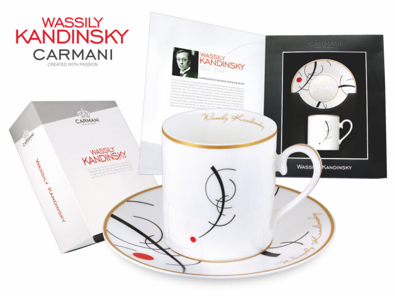 Kpl filiżanka ze spodkiem Kandinsky design